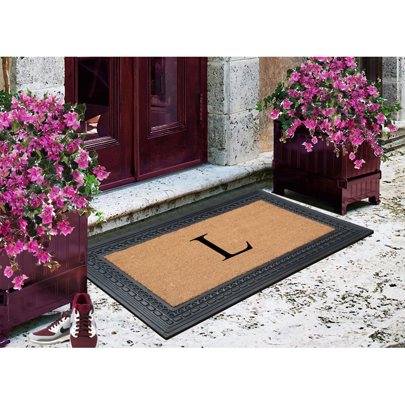 A1HC Rubber Pin Welcome Door Mat factory for Outdoor Entrance, Mats for Front Door Indoor/Outdoor Non-Slip Backing Rubber Durable Doormat 24